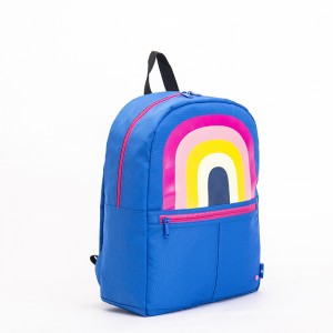 Rainbow student backpack fashion leisure large capacity school bag