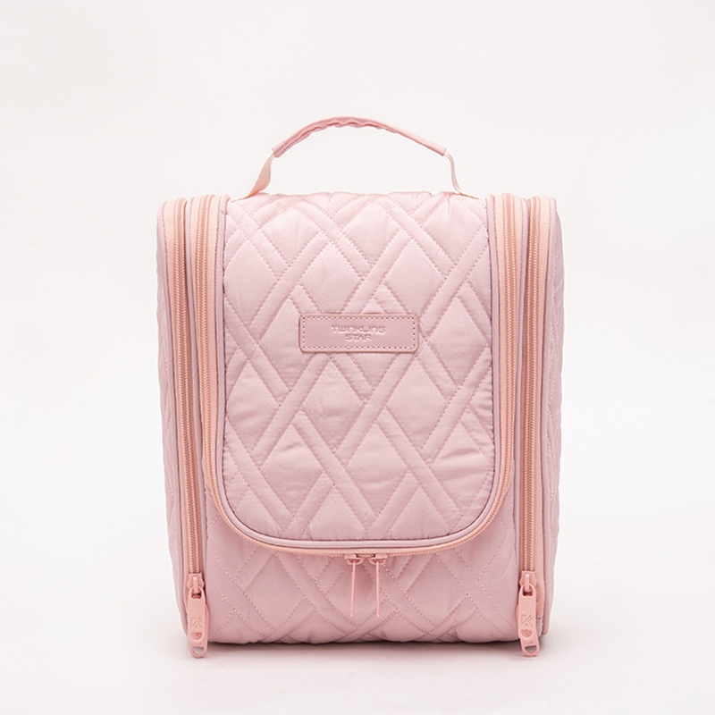 Factory Outlets Backpack Fashion - Fashion pink casual large capacity functional lady’s quilted cosmetic wash bag – Twinkling Star