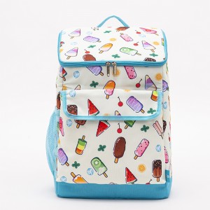 Ice cream pattern lunch cooler bag fashion insulation large capacity