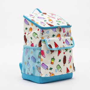 Ice cream pattern lunch cooler bag fashion insulation large capacity