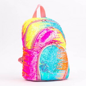 Sequin School Backpack Bookbag for Girls Kids