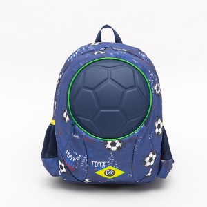 Football Student Backpack School Bag For Boys