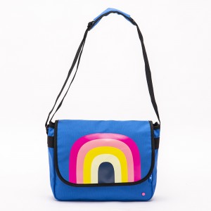 Rainbow shoulder bag fashion leisure large capacity student bag