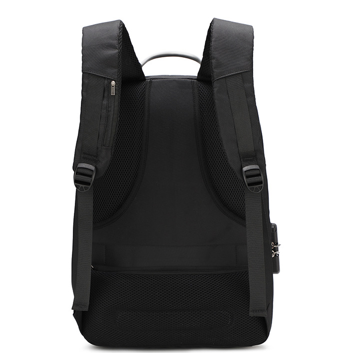 Reasonable price for Beach Bag - Custom Fashion Black large stylish anti theft charging pu leather waterproof laptop backpack – Twinkling Star