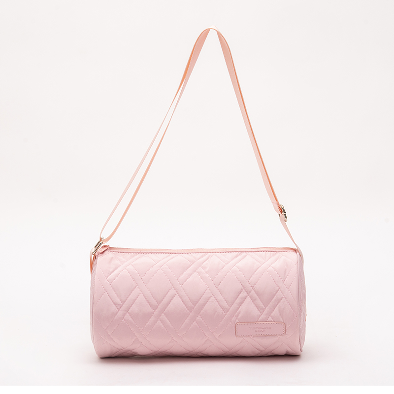 Trending Products Female Fashion Bag - Fashion pink casual lady’s quilted shoulder bag – Twinkling Star