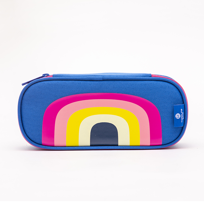 Factory wholesale Cool School Backpack - Rainbow pencil case single layer fashion leisure student pencil bag – Twinkling Star