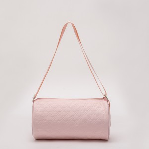 Fashion pink casual lady’s ultrasonic shoulder bag
