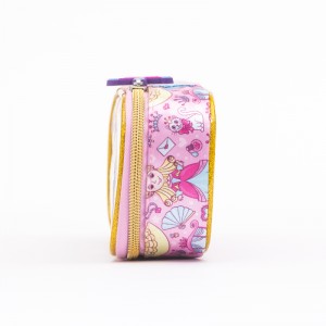 2020 Holographic Leather Cute Unicorn Pencil Case For Girls