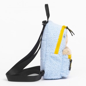 TKS20211101A 2021 New design fashion female sherpa mini backpack