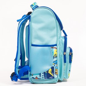 Lively and interesting EVA backpack lightweight backpack sports elements cartoon graffiti backpack spine protector primary students bag