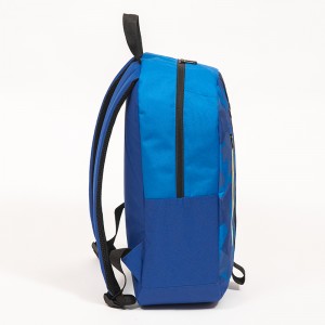 Blue camouflage sports backpack large capacity transfer print backpack lightweight casual backpack