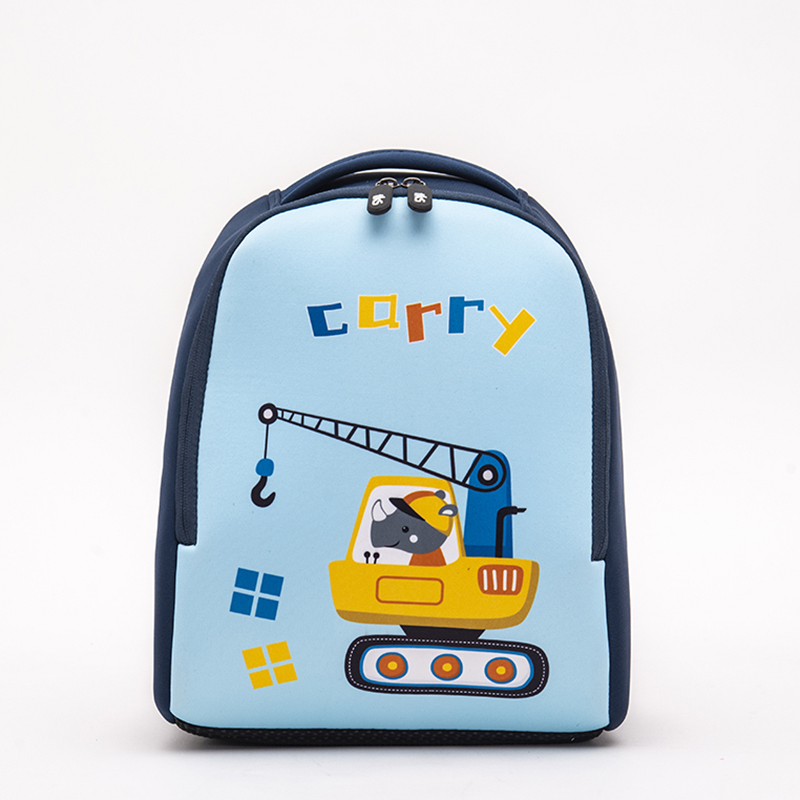 OEM Customized Baby Diaper Backpack - Cartoon cute children’s backpack neoprene kids bag soft air permeable crane printing – Twinkling Star