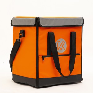 New design medium orange multi-functional large capacity food delivery backpack