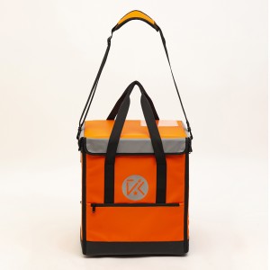 New design medium orange multi-functional large capacity food delivery backpack