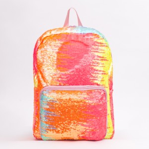 Wholesale sequin school backpack