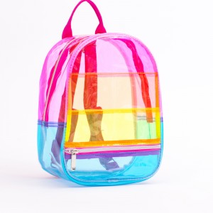 Twinkling star Three color Transparent PVC large capacity backpack