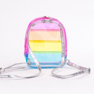 Transparent PVC Micro Mini Backpack