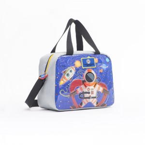 Space Rocket boys lunch bag