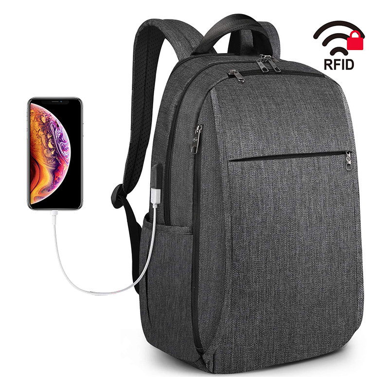 Popular Design for 3d Zip Set - Updated 2020 Water Resistant Laptop Backpack and Travel Bag with USB Charging Port for Men, Women & College Students, Fits Laptops up to 17 inches, Fashionable ...