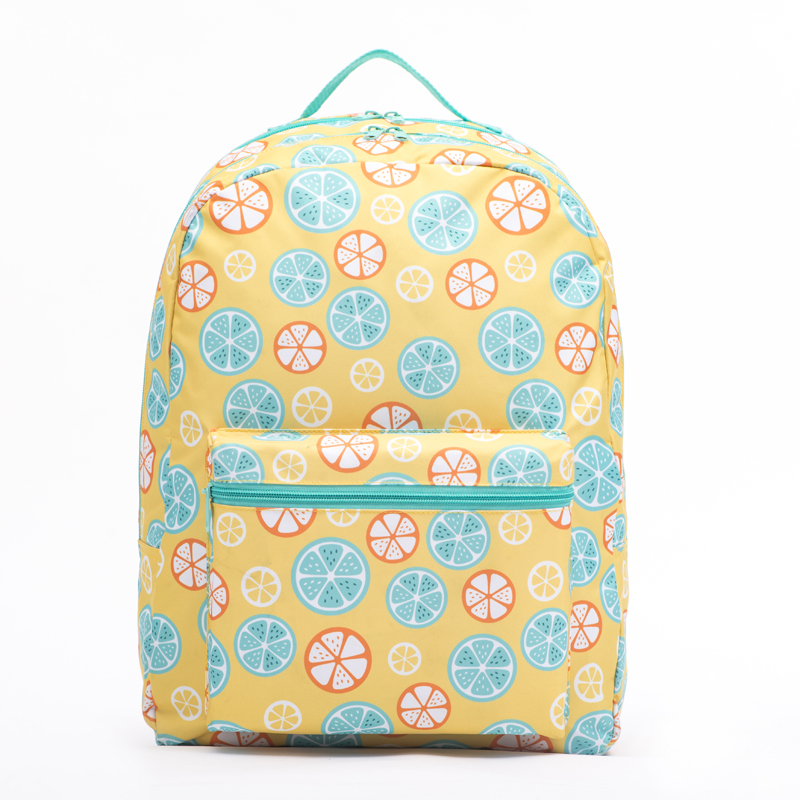 Best quality Boy School Backpack - Yellow Lemon 17 Inch Kids Backpack School Children Book Bag Lightweight Daypack For Boys Girls – Twinkling Star