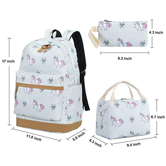 Wholesale School Backpack for Girls Cute Teens School Bag Bookbags Set ...