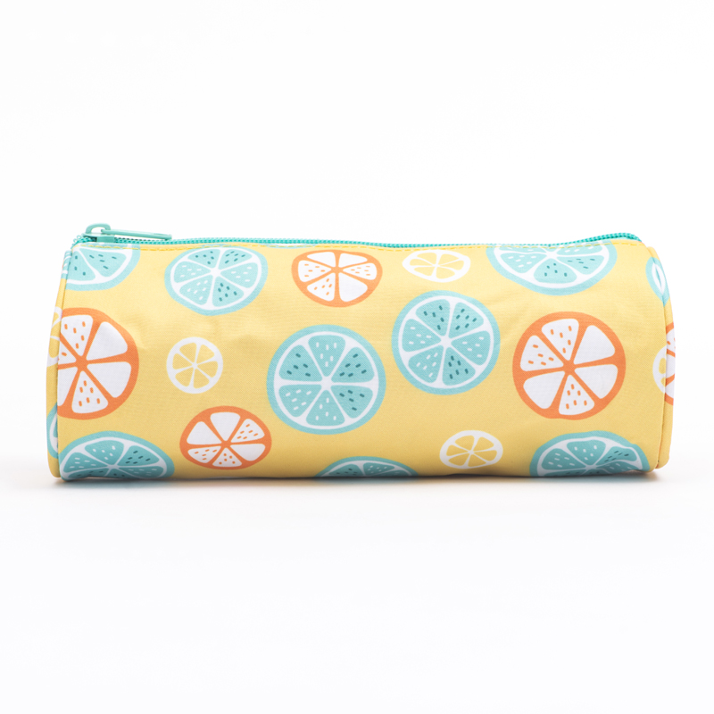 Fast delivery Fashion Customized Beach Bag - Yellow Lemon Pencil Case Holder Zipper Pen Bag Pouch Students Stationery Cosmetic Bag – Twinkling Star