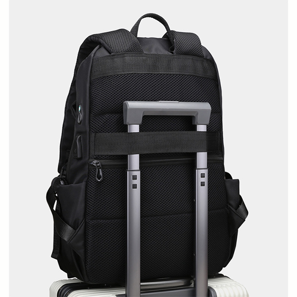 New design mens business travel nylon waterproof casual backpack bag (3)