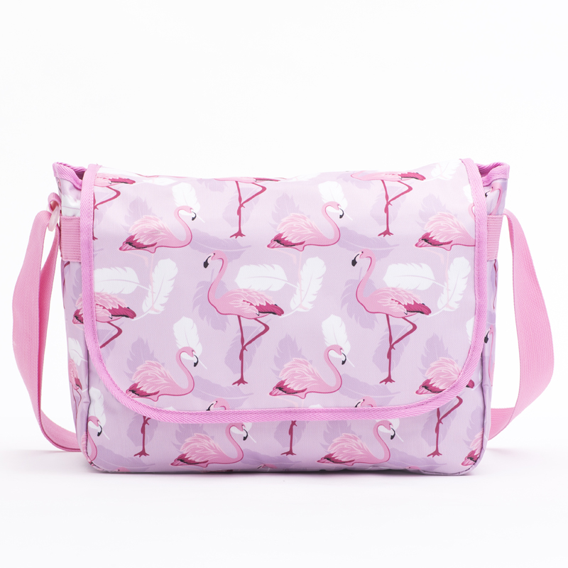Factory Supply Kids School Bags With Trolley - Pink Flamingo Laptop Shoulder Crossbody Bag for Men Women Teens – Twinkling Star