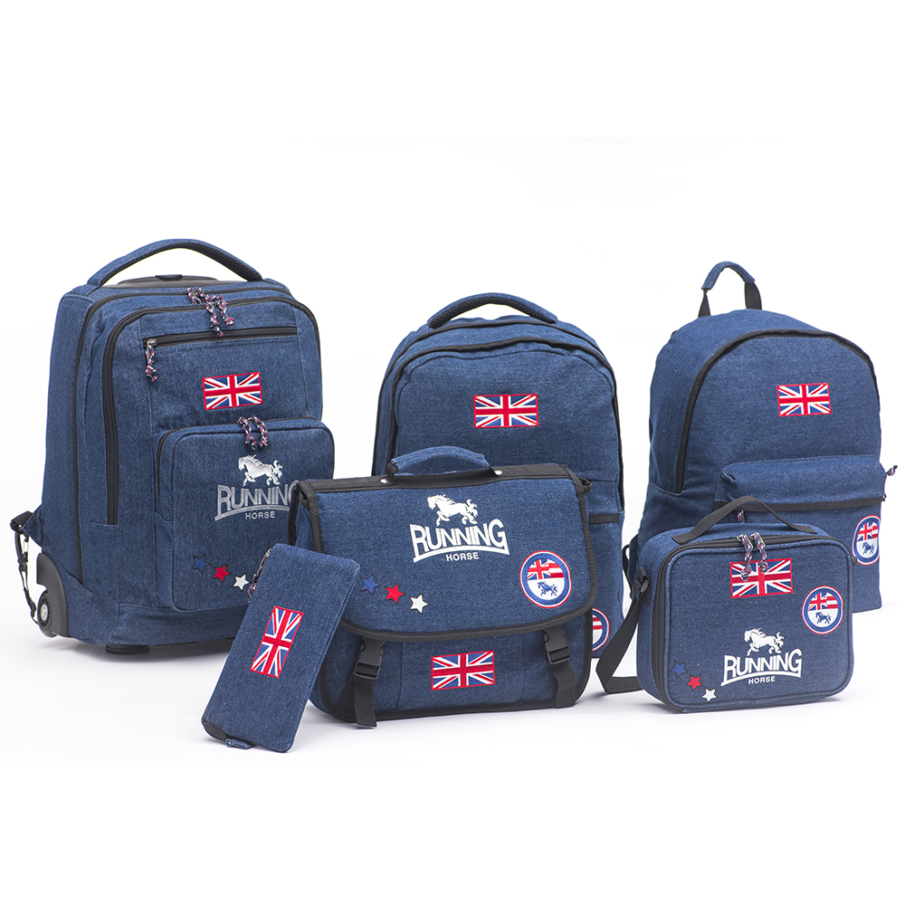 Factory Supply Kids School Bags With Trolley - The latest design of denim bags – Twinkling Star