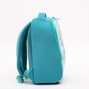 Cartoon cute children’s backpack neoprene kids bag soft air permeable octopus printing