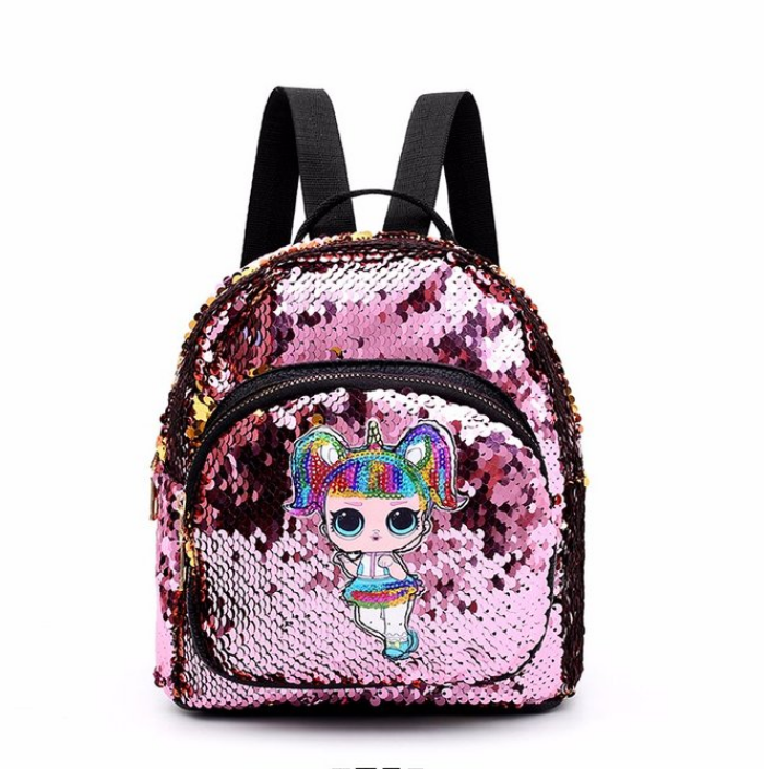 Factory wholesale Waterproof Mountain Hiking Backpack - 2020 new Princess style children’s fashion sequins shoulder school bag – Twinkling Star