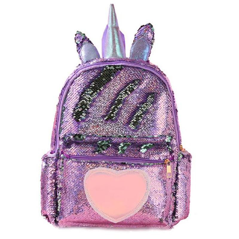 Big Discount Rattan Luxury Handbags Women Bags - Girl Sequin Mermaid Backpack Children Large Zipper Unicorn Schoolbag Teenager Hologram Heart Love Backpack For School Travel Bag – Twinkling ...