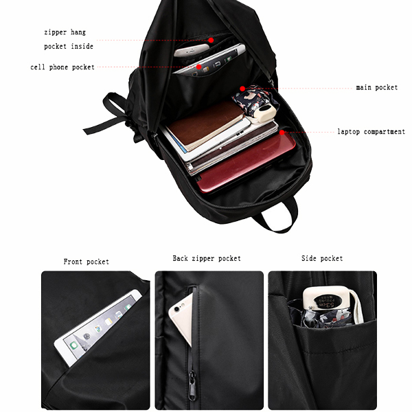 Customized business backpack multi-functional backpack men's computer Bag (4)
