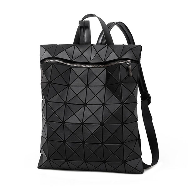 Discountable price Pu Leather Branded Bags - Fashionable backpack geometric lattice luminous leather wholesale backpack for women – Twinkling Star