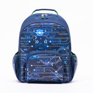 Fashion light-in-dark student trolley backpack mini backpack lunch bag pencil case collection
