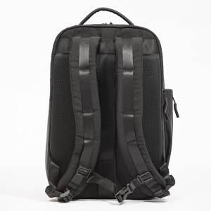 Black business backpack large capacity multi-compartment laptop backpack suitable for business trips and travel
