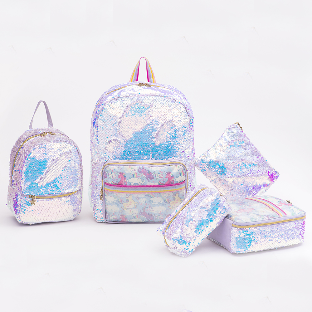 China Factory for Fashion Sequins Backpack - Twinkling star 2020 New school unicorn sequin bags for girl – Twinkling Star
