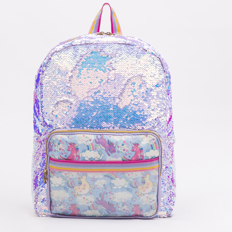 Excellent quality Shoulder Fashion Bag - Sequin School Backpack – Twinkling Star