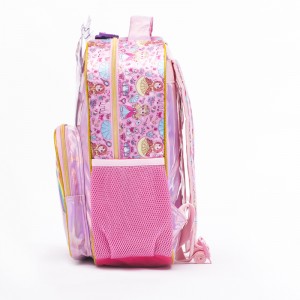 2020 New Design Holographic Leather Unicorn School Backpack For Girls