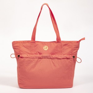 pale orange handbag soft tote bag lightweight shoulder bag casual bag crossbody bag series