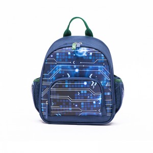 Fashion light-in-dark student trolley backpack mini backpack lunch bag pencil case collection