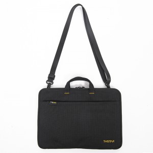 Stylish laptop sleeve carrying briefcase business laptop bag for 15.6”laptop