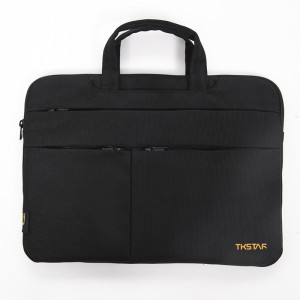 Business cordura Stylish Business laptop bag briefcase placed in the luggage rack