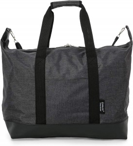 Lightweight Holdall Hand Cabin Luggage Bag in Black