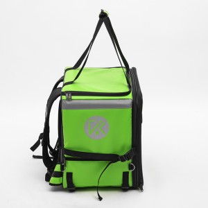 Large size new design multi-functional large capacity green food delivery backpack