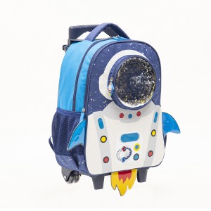 New Design Astronaut Boys Trolly Backpack