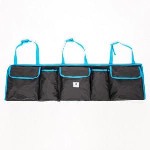 Large capacity car trunk storage bag hanging rear seat storage bag waterproof foldable bag