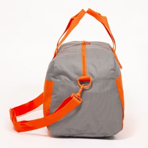 Gray and orange color matching design fashionable casual luggage bag Large Capacity Shoulder Bag