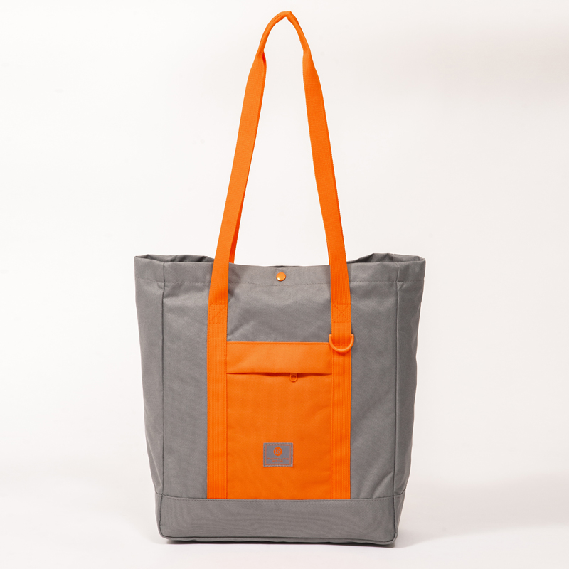 Gray and orange colorful design handbag fashionable large capacity shoulder bag daily travel Featured Image