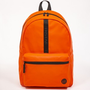 Matte leather eco-friendly backpack commuter bag simple fitness bag handbag travel bag lightweight shoulder bag series